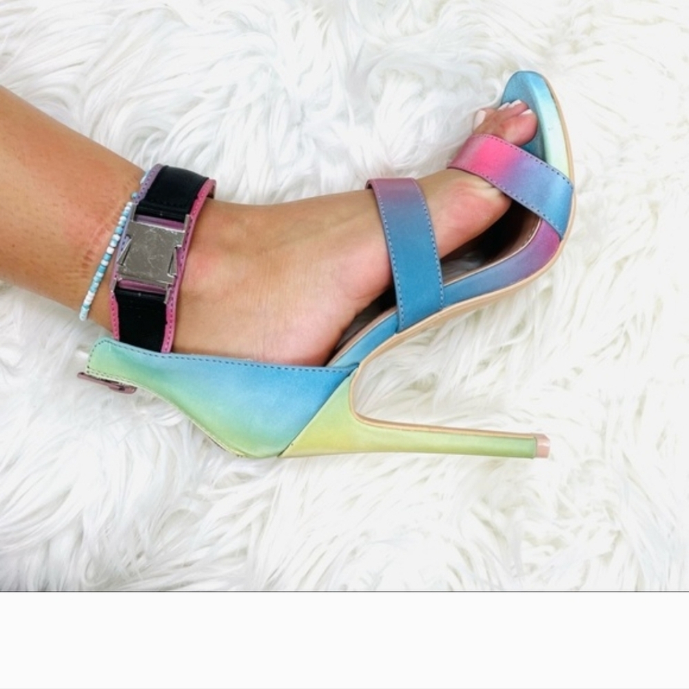 Colorful Gradient High Heels - Picture 9 of 10